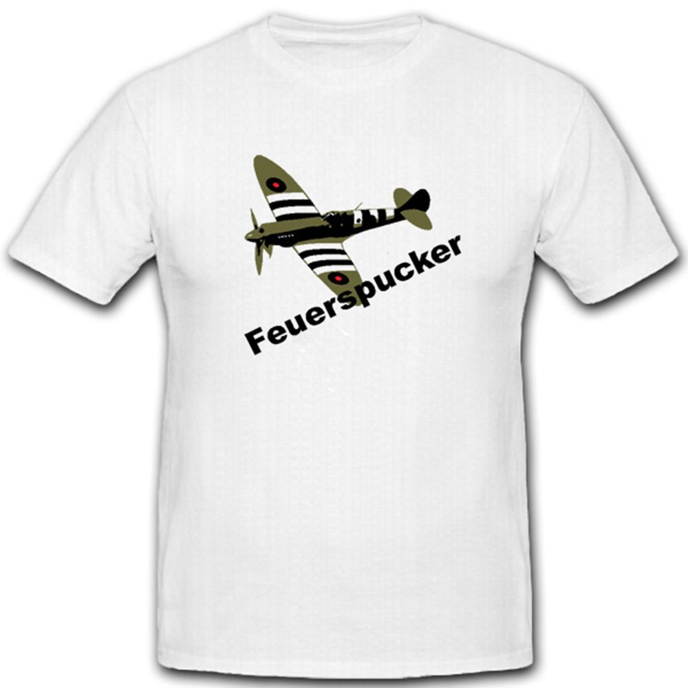 Hitzkopf Flieger Flugzeug Air Force Usa Luftwaffe Supermarine - T Shirt #4503