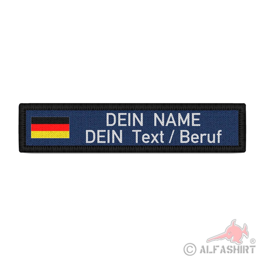 Namensschild Patch Beruf Rettungskräfte Deutschland Sanitäter #40080