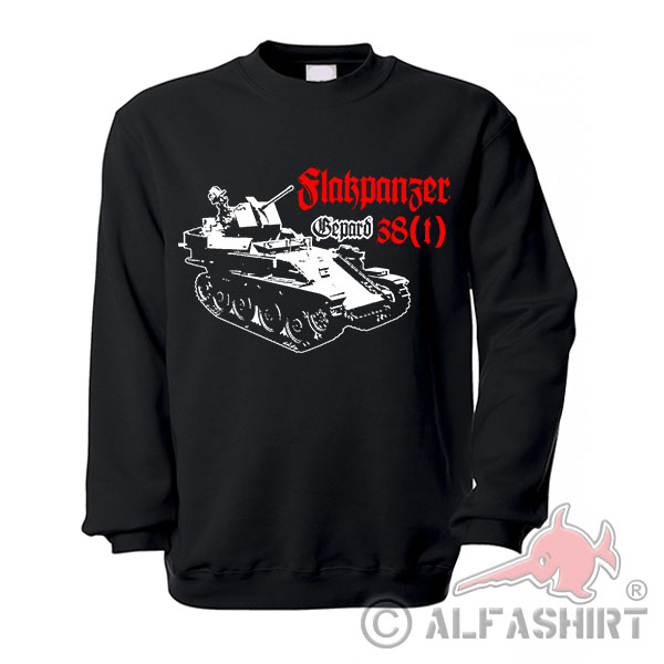 Flakpanzer 38 (t) Self-Propelled SdKfz 140 Cheetah Pz38Flak Sweater # 17636