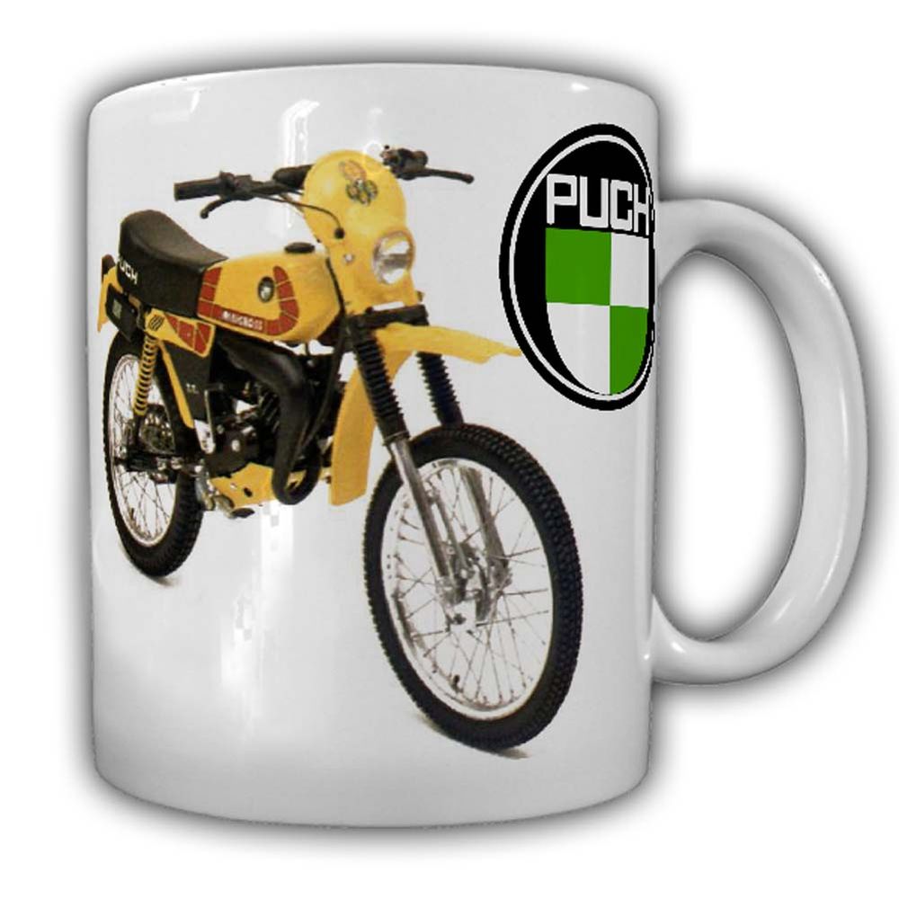 Tasse Puch Minicross Motorradzubehör Kaffeebecher Motocross Enduro #24147