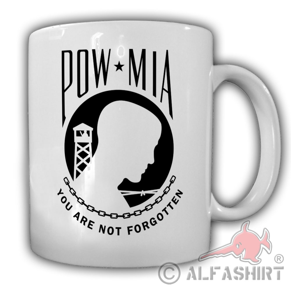 National League of Families POW MIA POW Flag Prisoner of War Mug # 27588