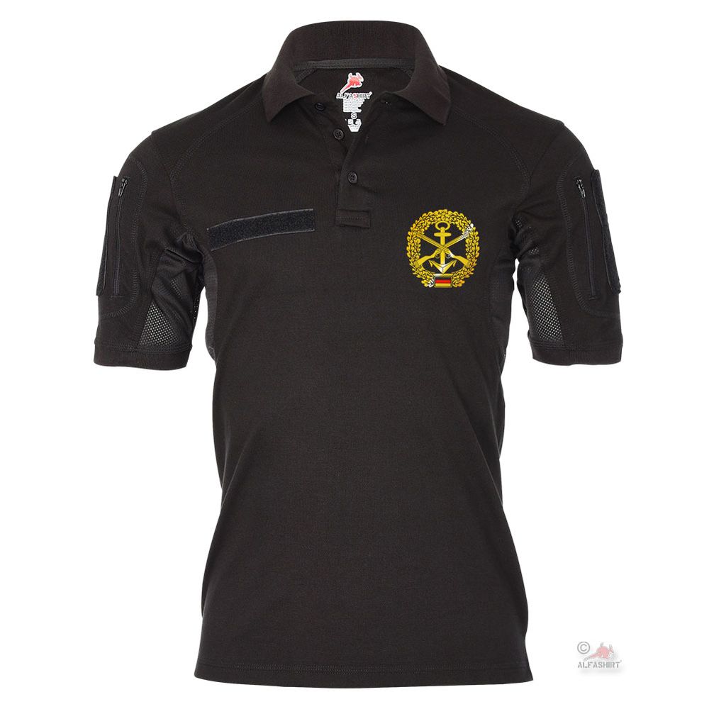 Tactical Poloshirt Alfa Barettabzeichen Marinesicherung schutz Heer #19393
