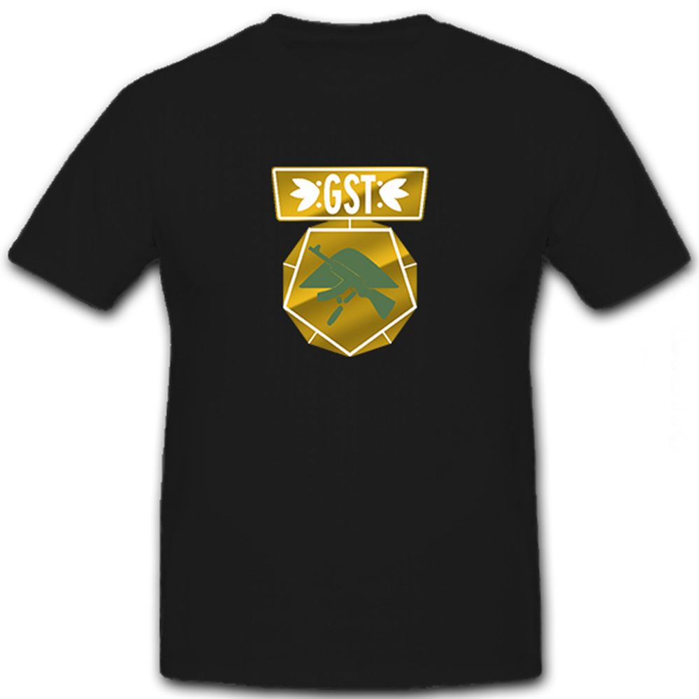 DDR Militär GST Mot Schütze Leistungsabzeichen GDR- T Shirt #5712