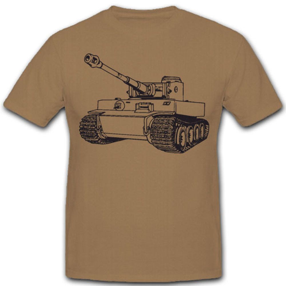 Tiger 1 E Panzer Panzerkampfwagen Tank WK 2 - T Shirt #5383 