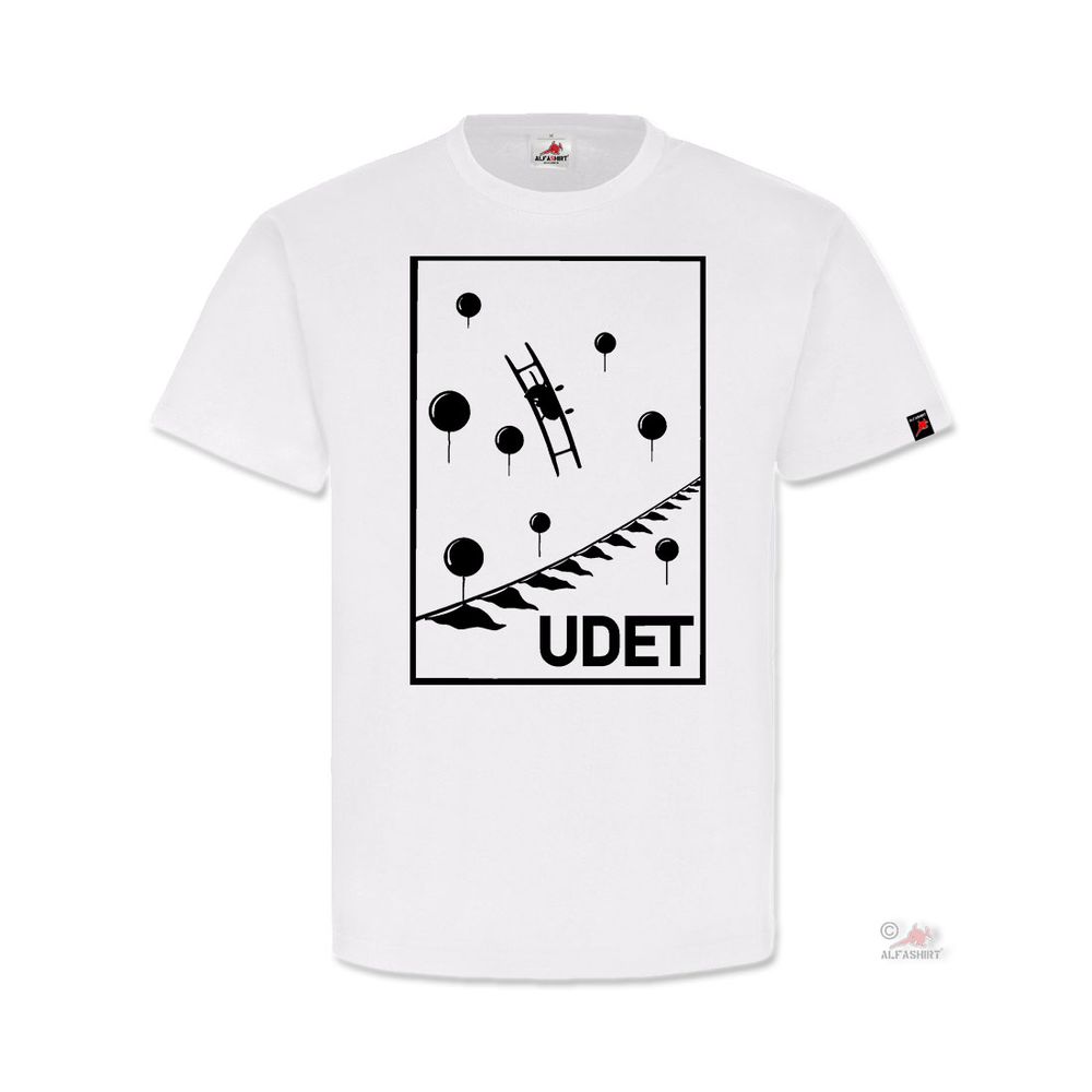 Kunstflieger Ernst Udet Kunstflug Pilot Plakat Flieger Sport T-Shirt#32152