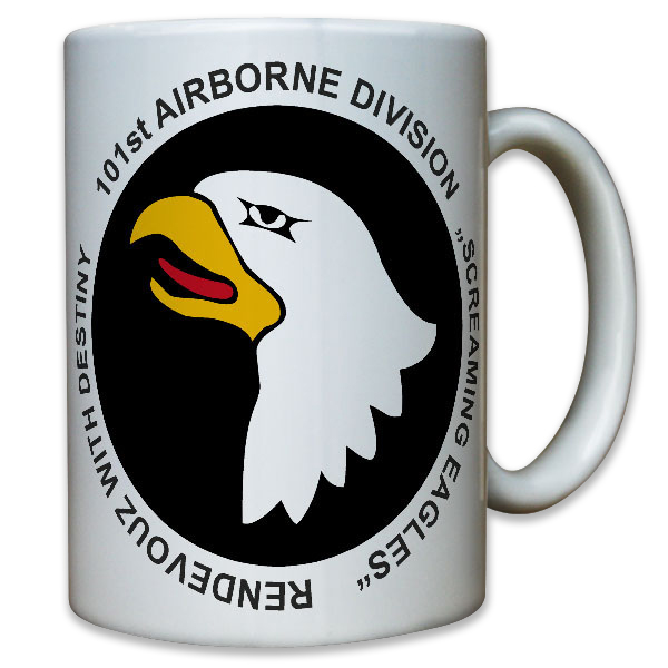 101st Airborne Division Screaming Eagles Fallschirmjäger - Tasse #10482 T