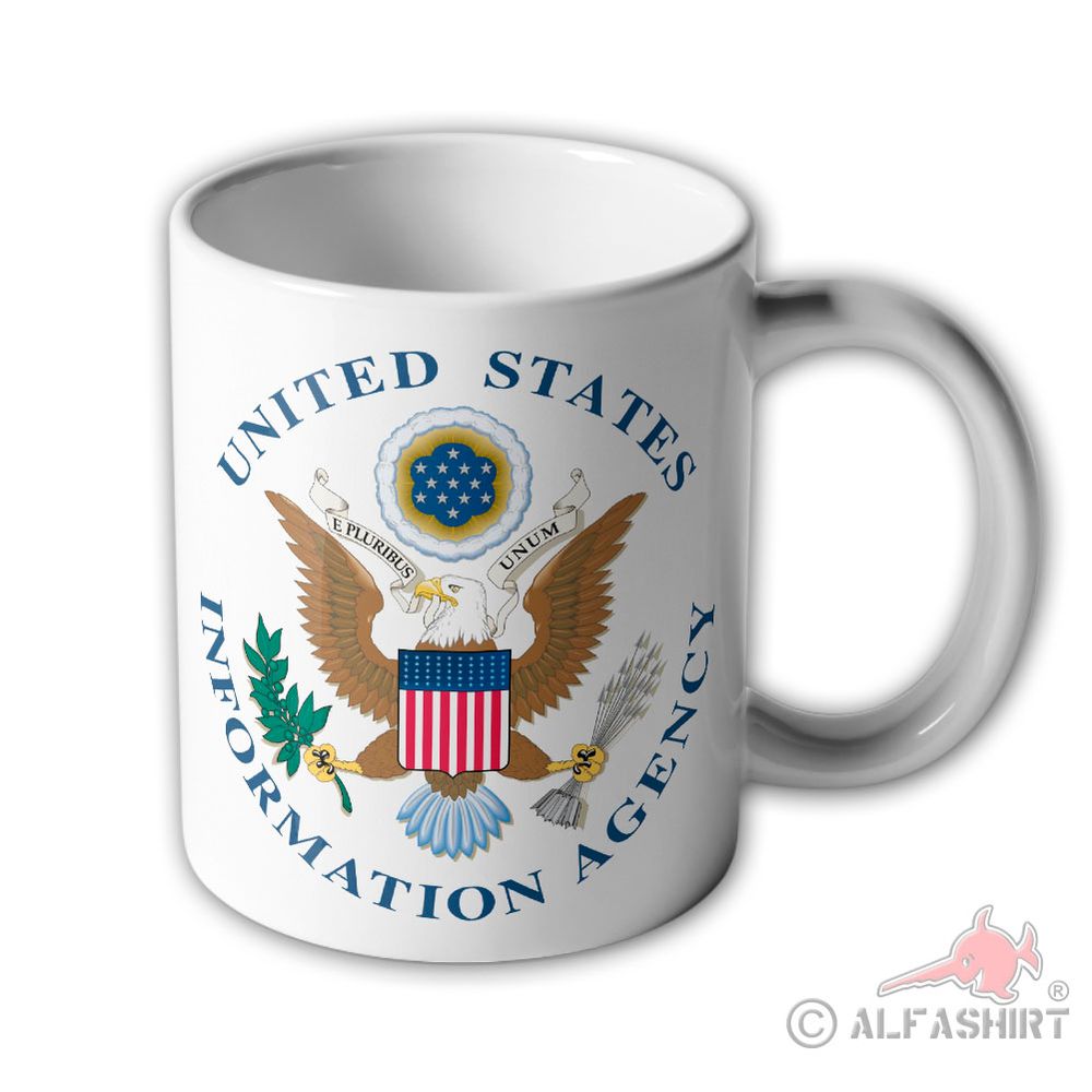 Mug United States Information Agency USIA Emblem Mug #44152