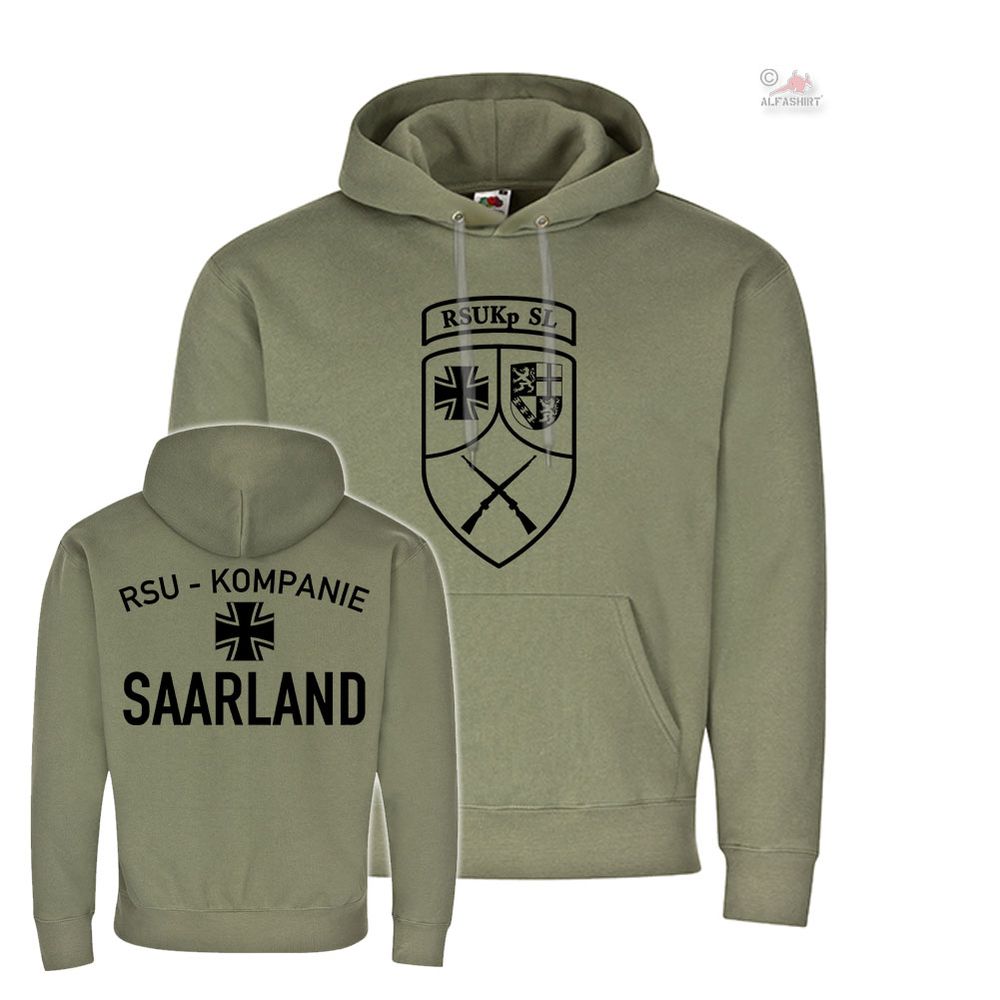 Hoodie RSU Kp Saarland Company BW Reservists Badge Unit RSUKP # 25961