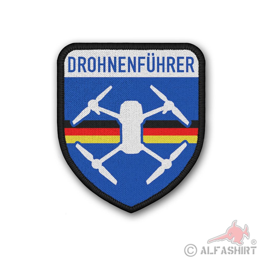 Patch Drohnenführer Feuerwehr Hilfswerk Drohne Deutschland Pilot  #39257