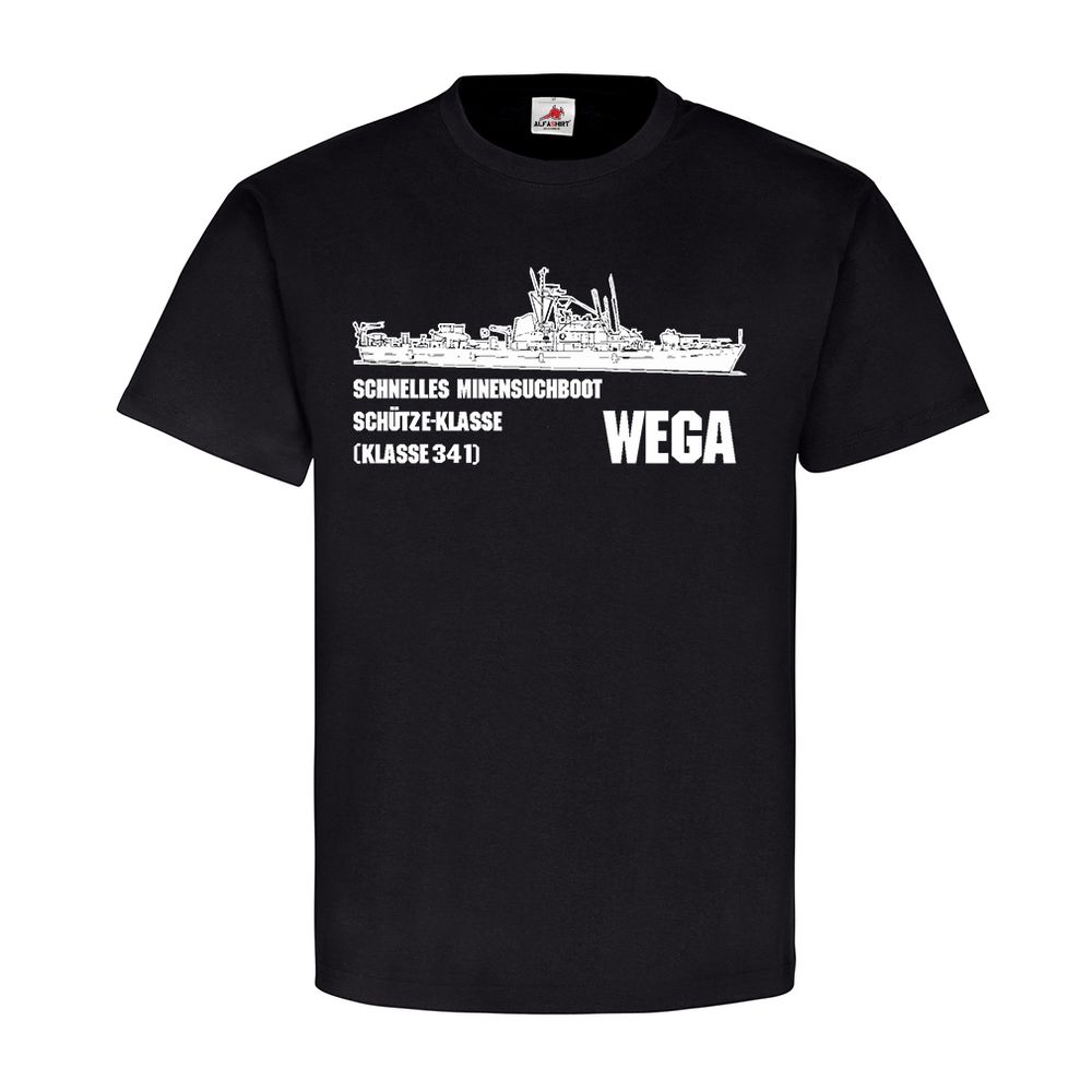 schnelles Minensuchboot Wega M 1069 Schütze-Klasse Schnellboot T-Shirt#23838