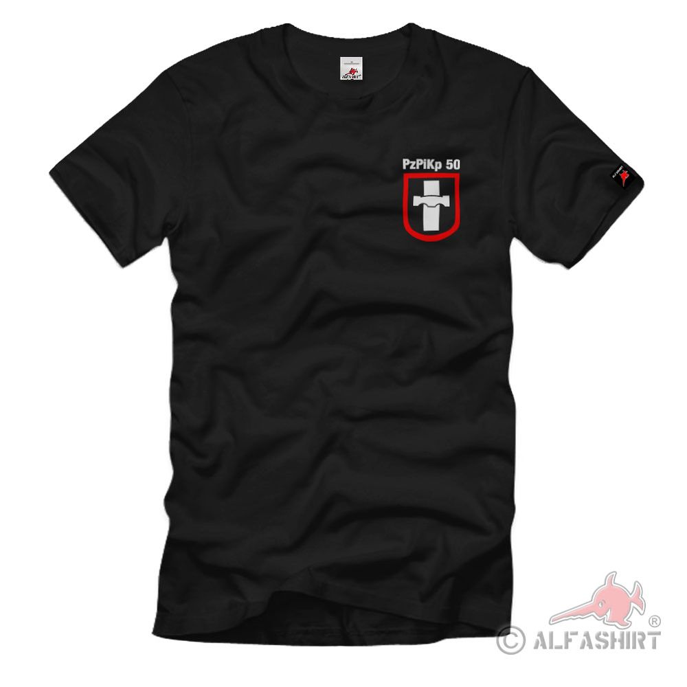 Panzerpionierkompanie 50 BW Bundeswehr Verbandsabzeichen PzPiKp50 T-Shirt #36294