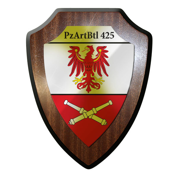 Wappenschild - PzArtBtl 425 Panzer Artillerie Bataillon Haubitze Soldaten#9329 w