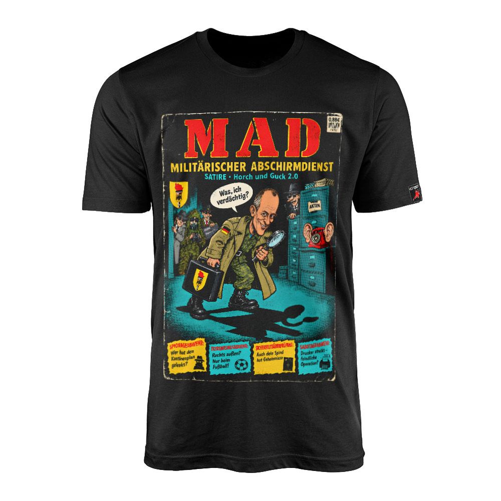 MAD Military Counterintelligence Service German Armed Forces File T-Shirt #48032