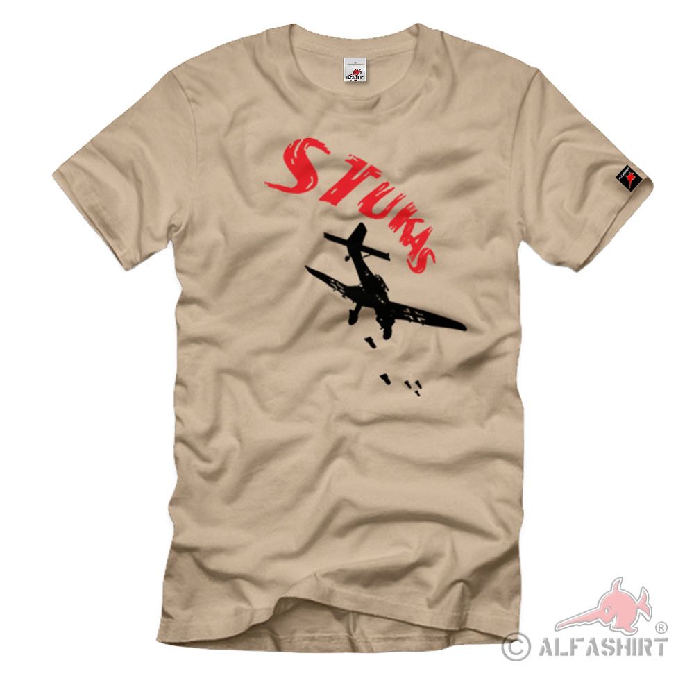 Stuka Bomber Ju87 dive bomber Luftwaffe Germany - T Shirt # 1175