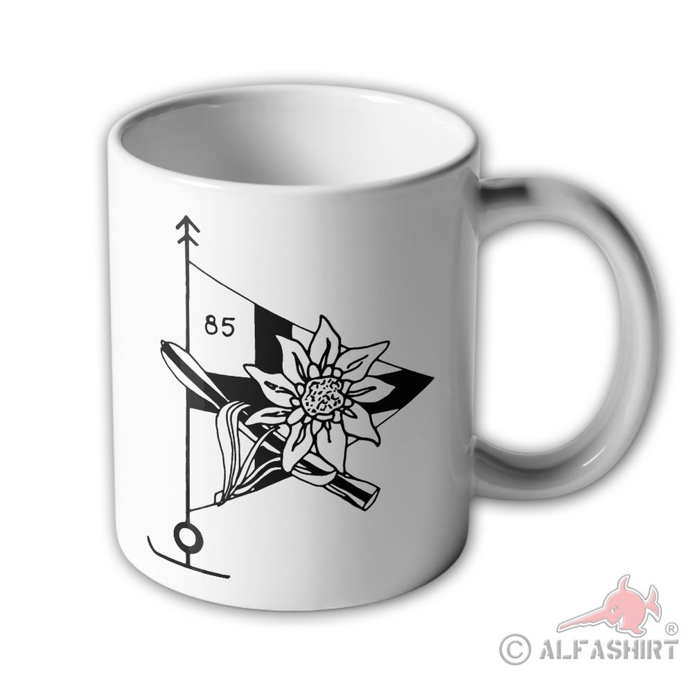 Tasse Ski-Pionier-Bataillon 85 SkiPiBtl Salzburg Gebirgs-Jäger WW2 #36922