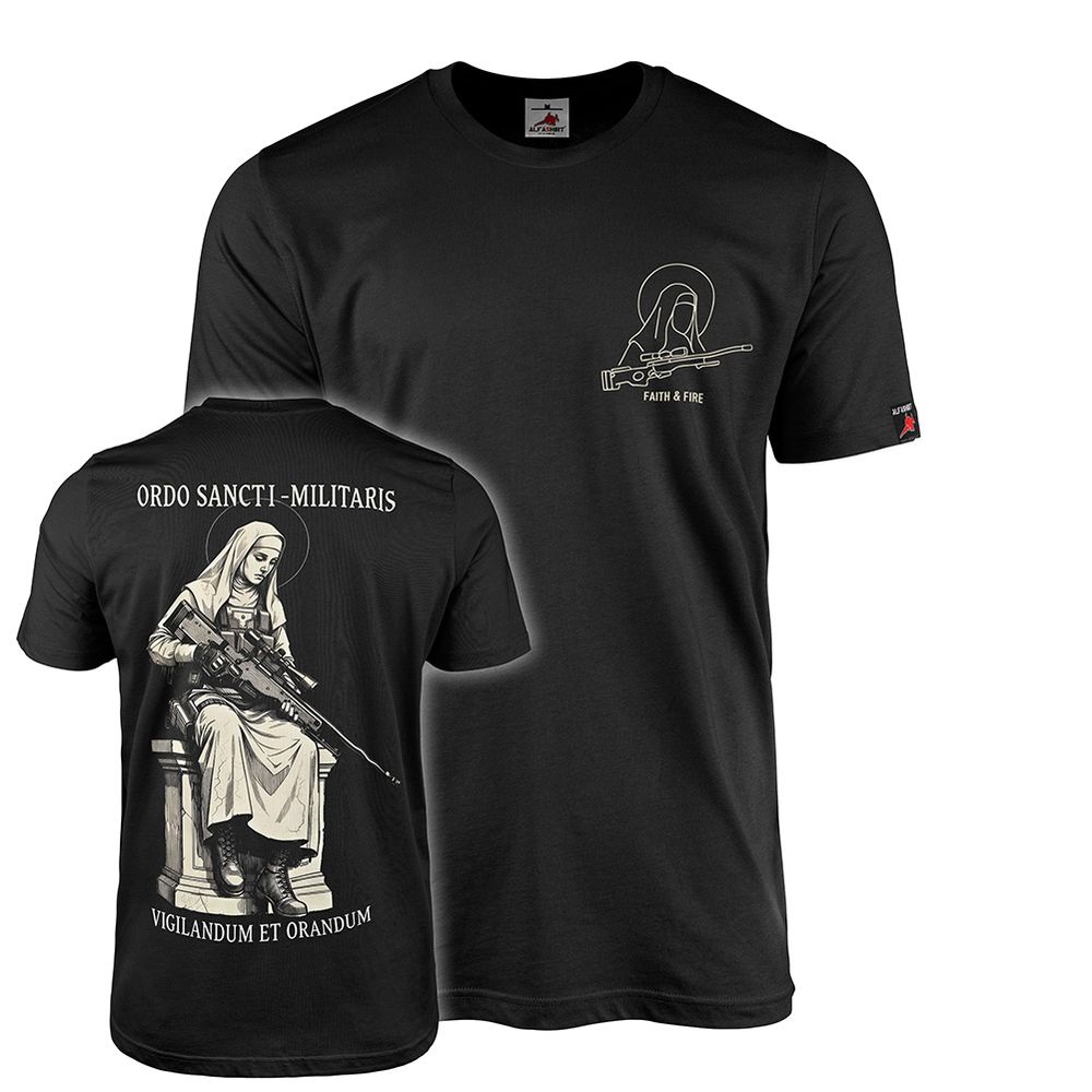 T-Shirt Holy Military Order It is necessary to watch and pray #47695