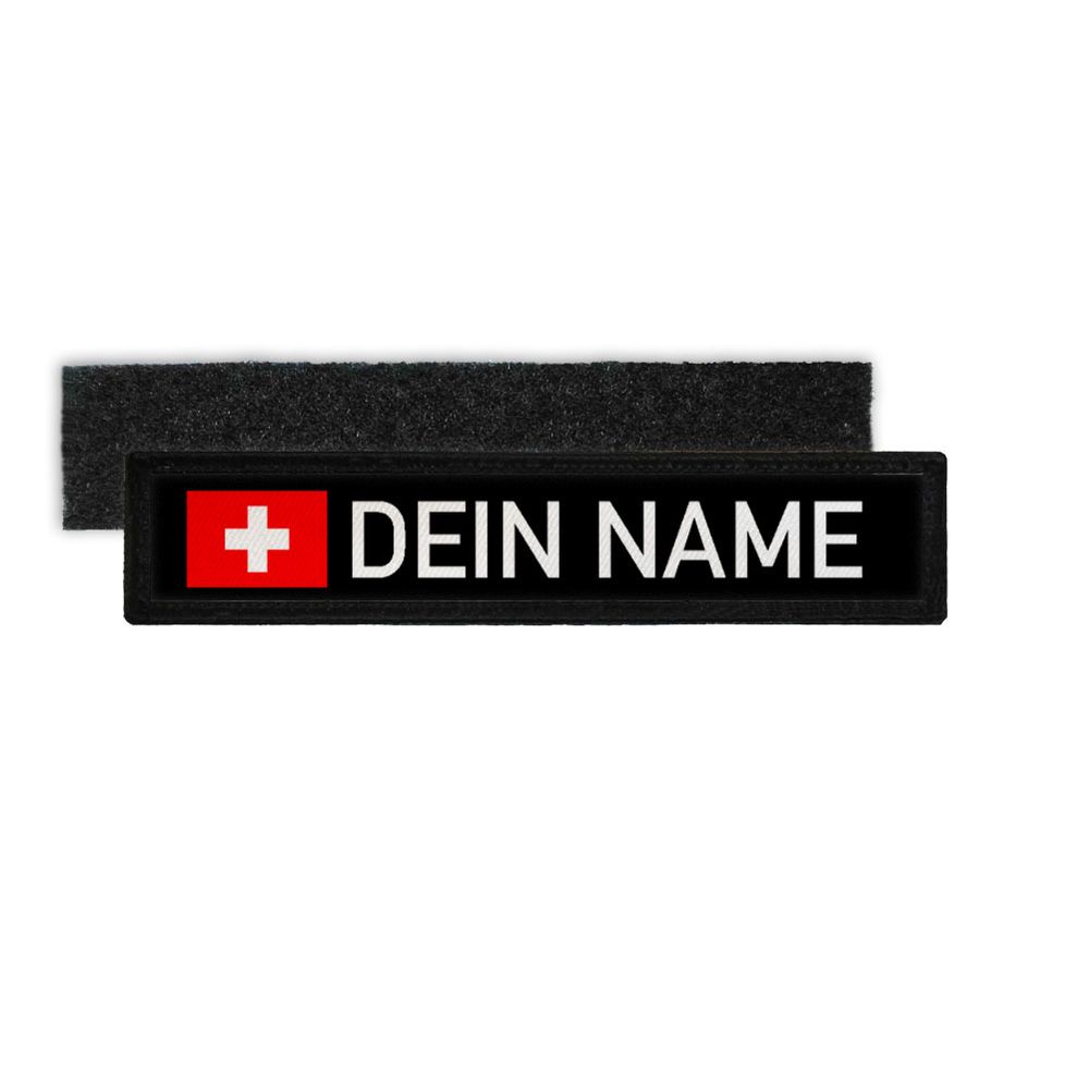 Dienst Namen-Schild Patch Feuerwehr Rettungsdienst  Streifen #33355