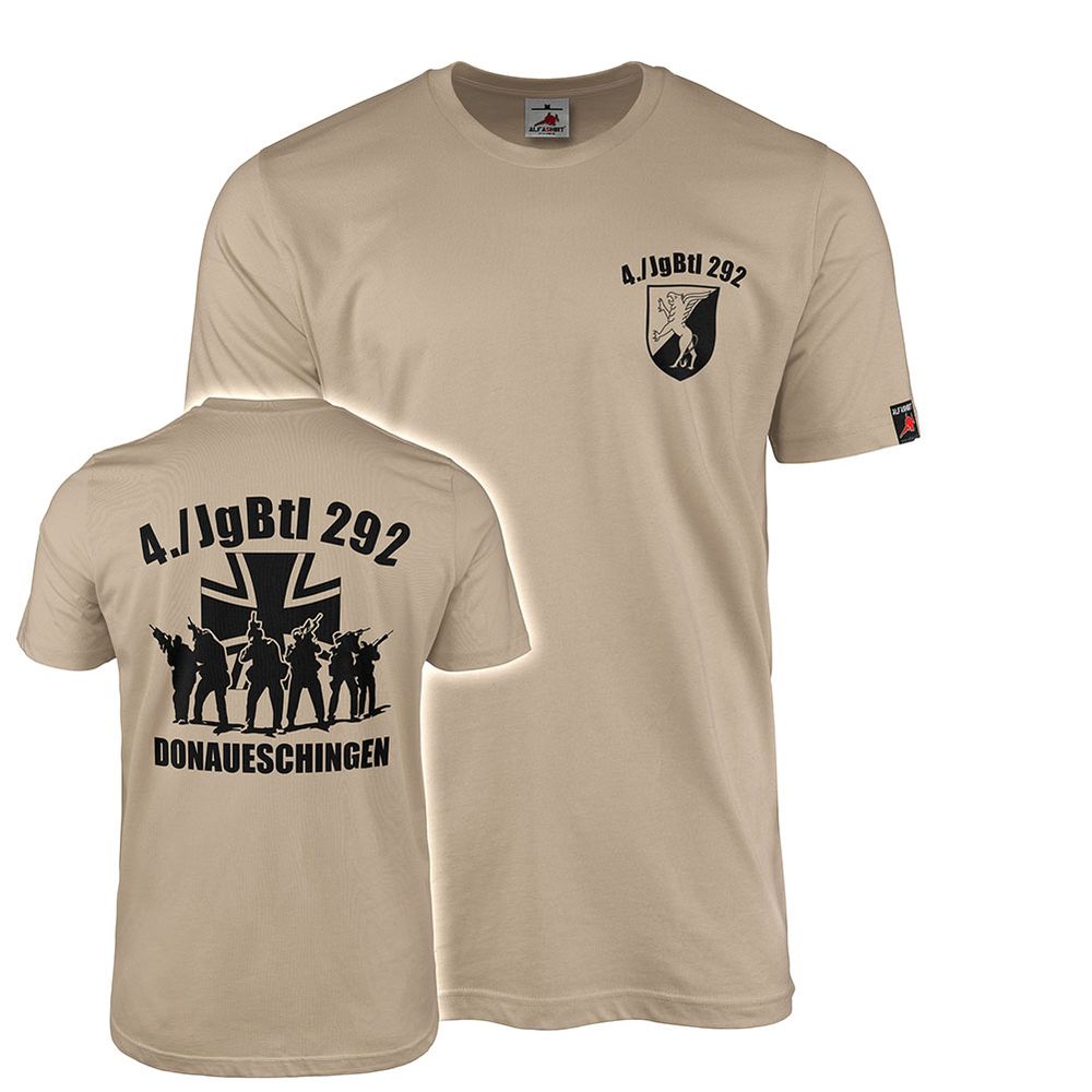 T-Shirt 4 JgBtl 292 Donaueschingen Jägerbataillon Versorgungskompanie #43172
