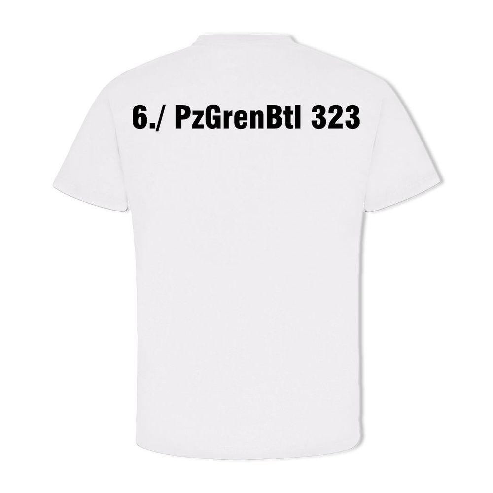 6tes PzGrenBtl 323 Wappen Barettabzeichen Bundeswehr - T Shirt #12788