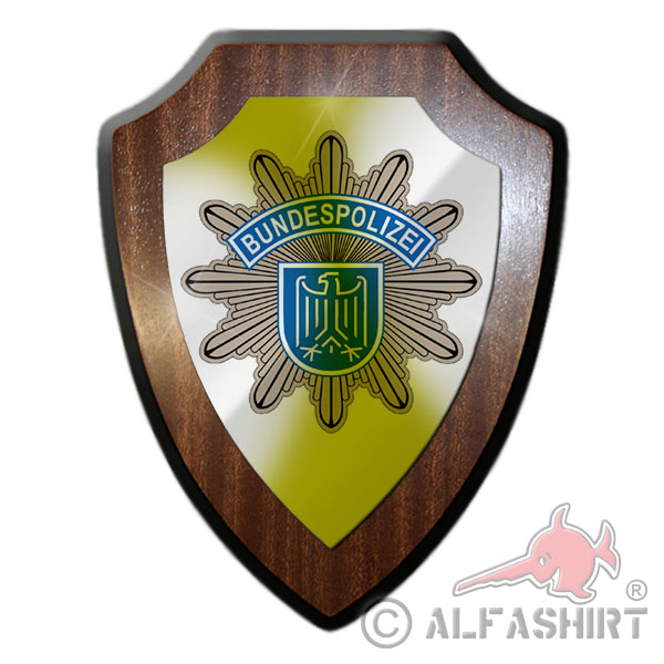 Wappenschild / Wandschild - Bundespolizei Gardestern Polizei Justiz #10169 w