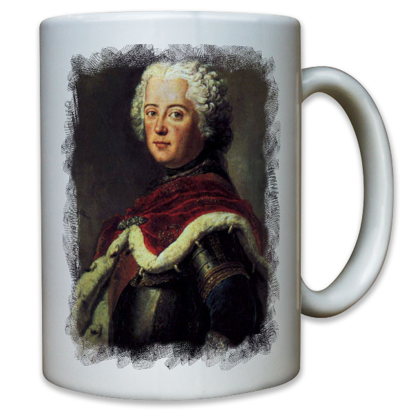 Friedrich der Große alter Fritz Deutschland Preußen Portrait - Tasse #11377
