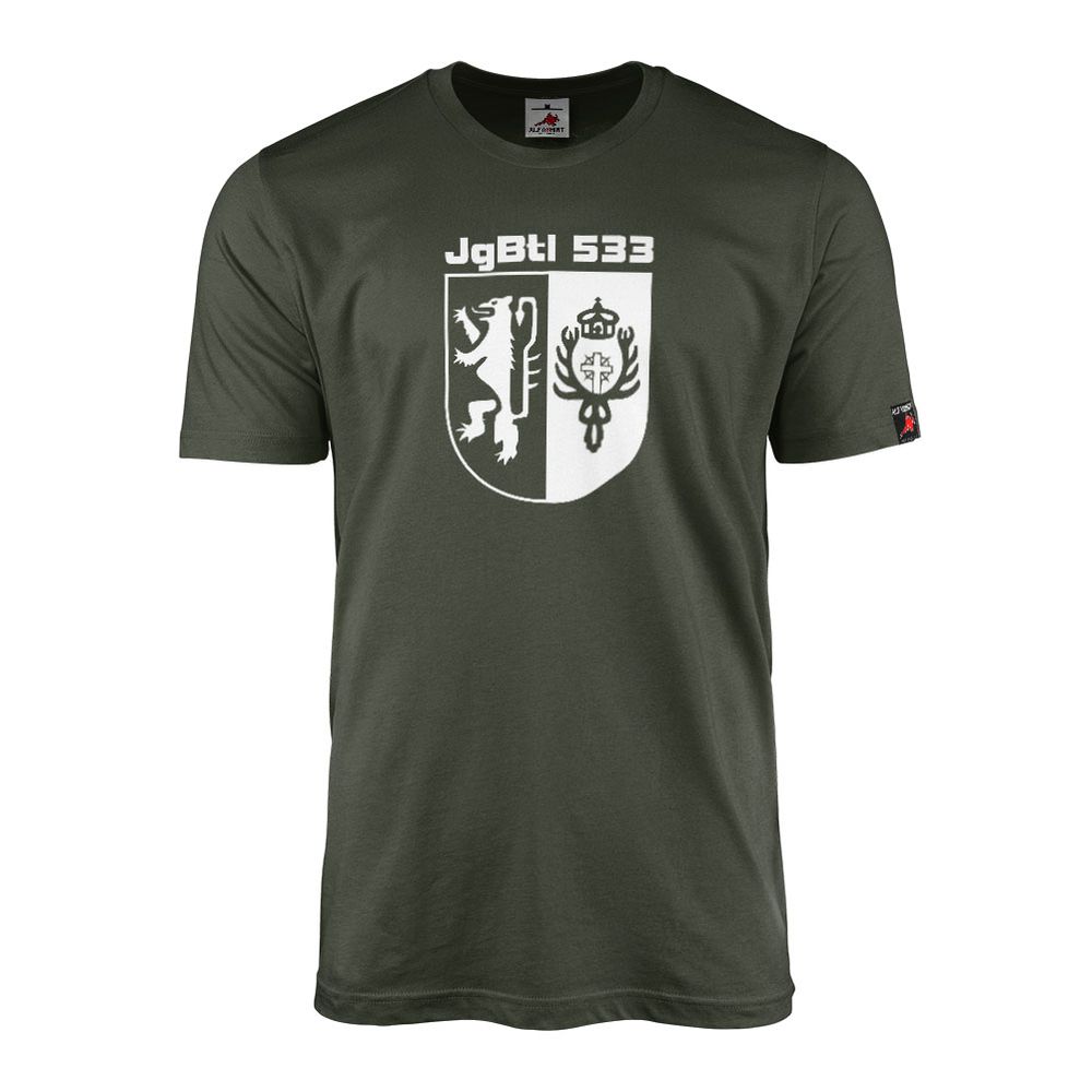Jägerbataillon 533 Bundeswehr Einheit Düren JgBtl533 Wappen T Shirt #3096