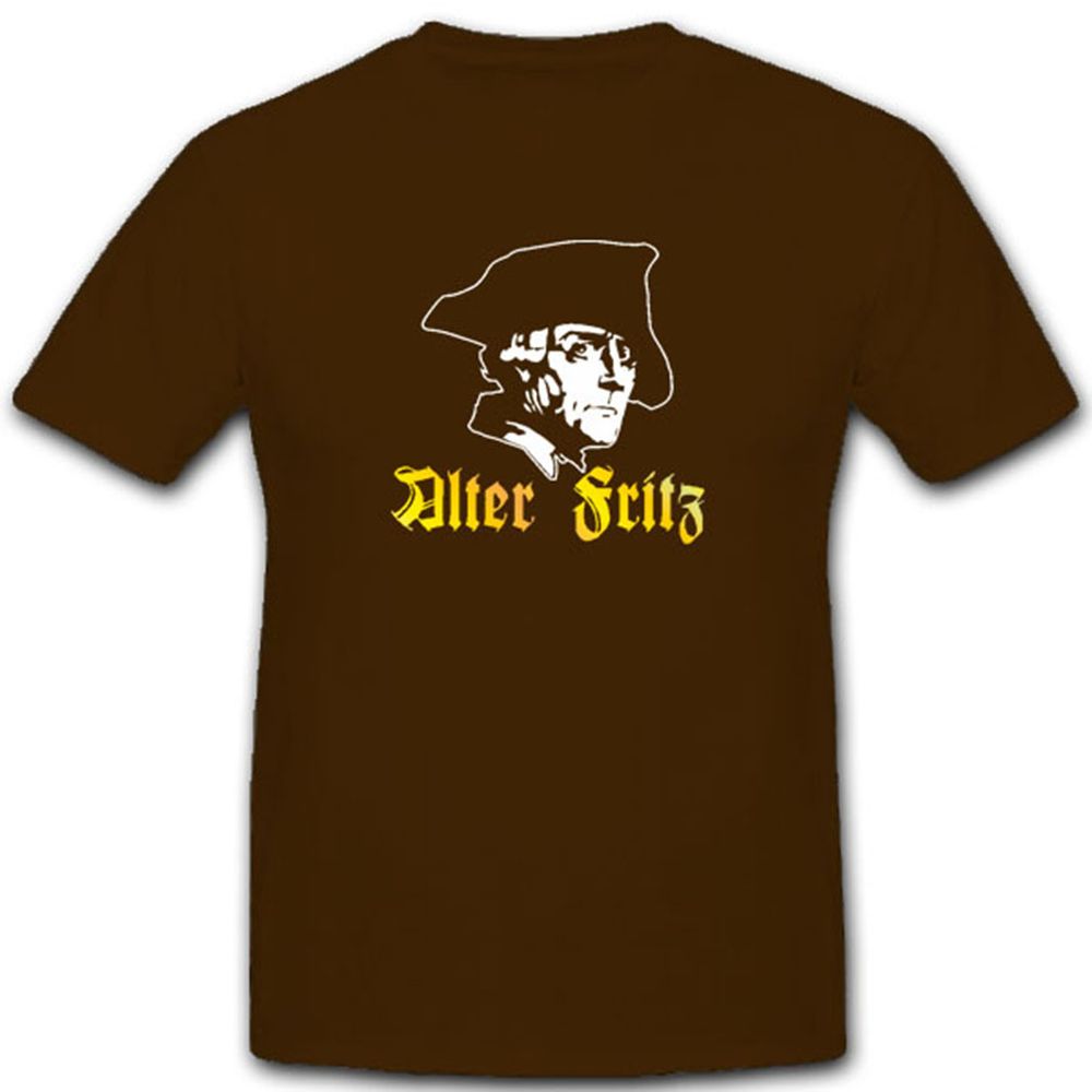 Alter Fritz Friedrich der Große Kaiser König Preußen Wk Profil - T Shirt #4319