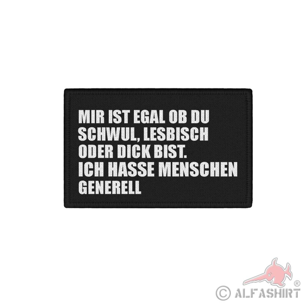 ISSO Patch Please Smile Humor Statement Tomorrow you'll be dead 7.5x4.5cm #43901