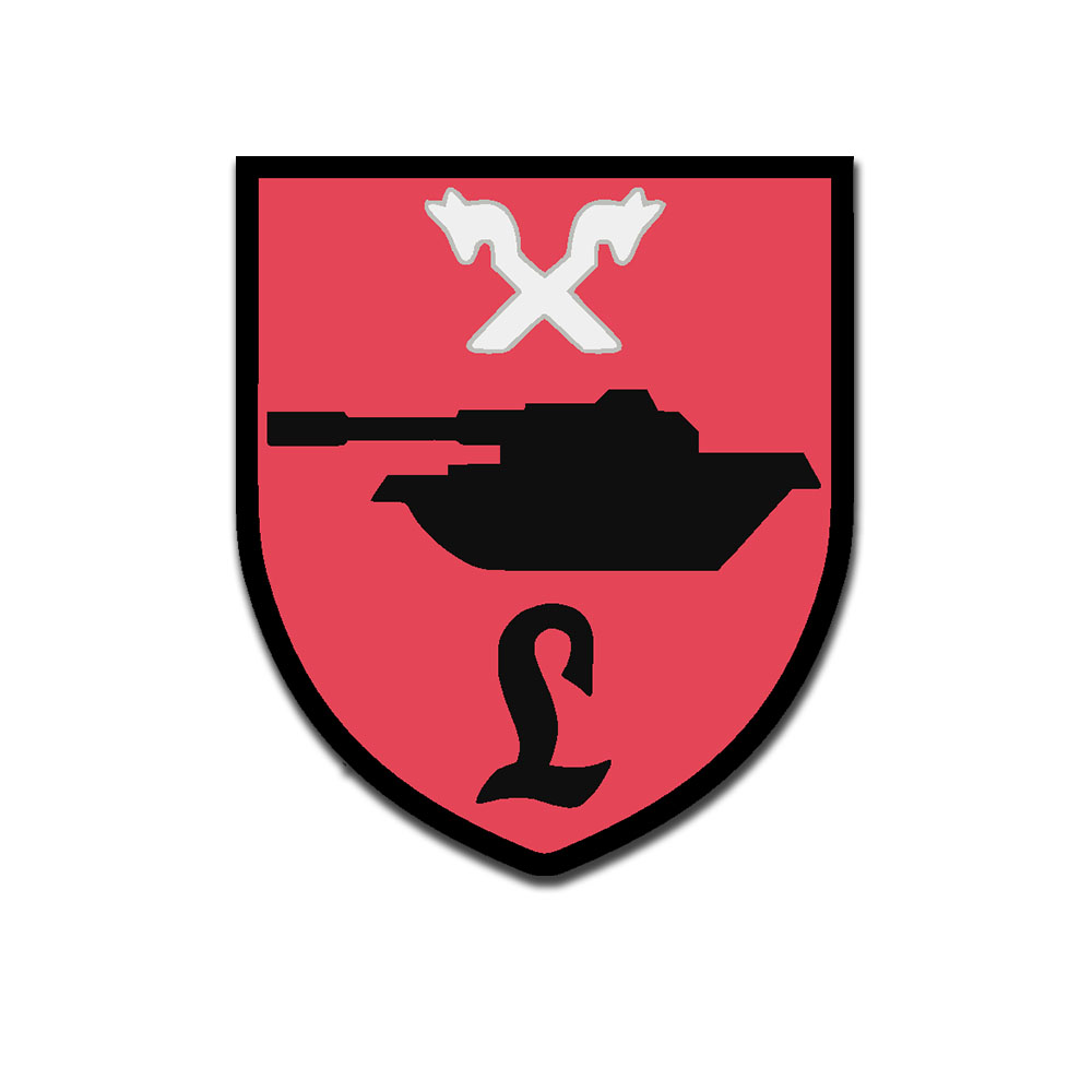 Panzerlehrbataillon 93 PzLBtl Wappen Bundeswehr Appeldorn Abzeichen 7cm #A5919