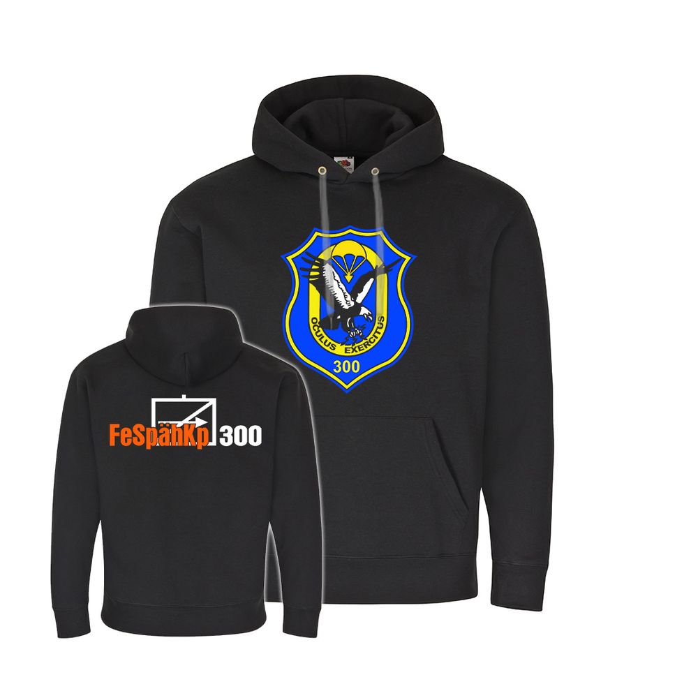 Hoodie FeSpähKp 300 Fernspähkompanie Fernspeher hooded sweater # 34185