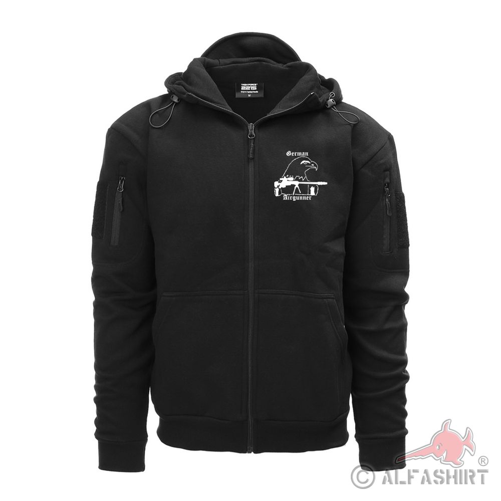 Tactical Hoodie Zipper German Airgunner Bundeswehr Scharfschütze Sniper #41008