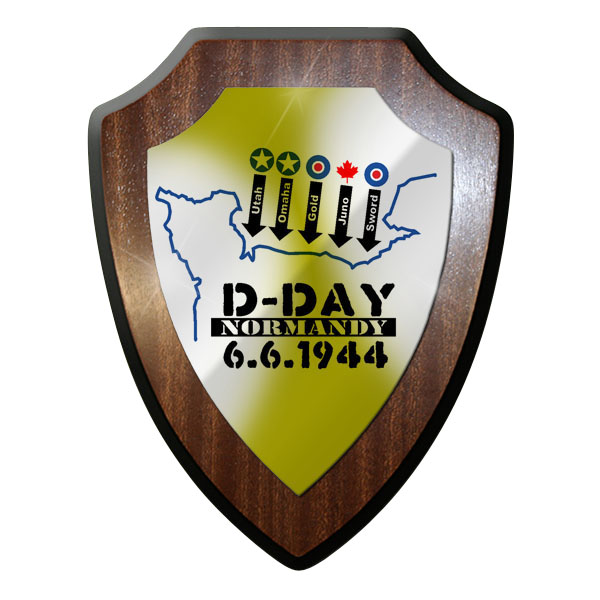 Coat of Arms / Wall Shield - D-Day Normandy Allies 1944 #8843