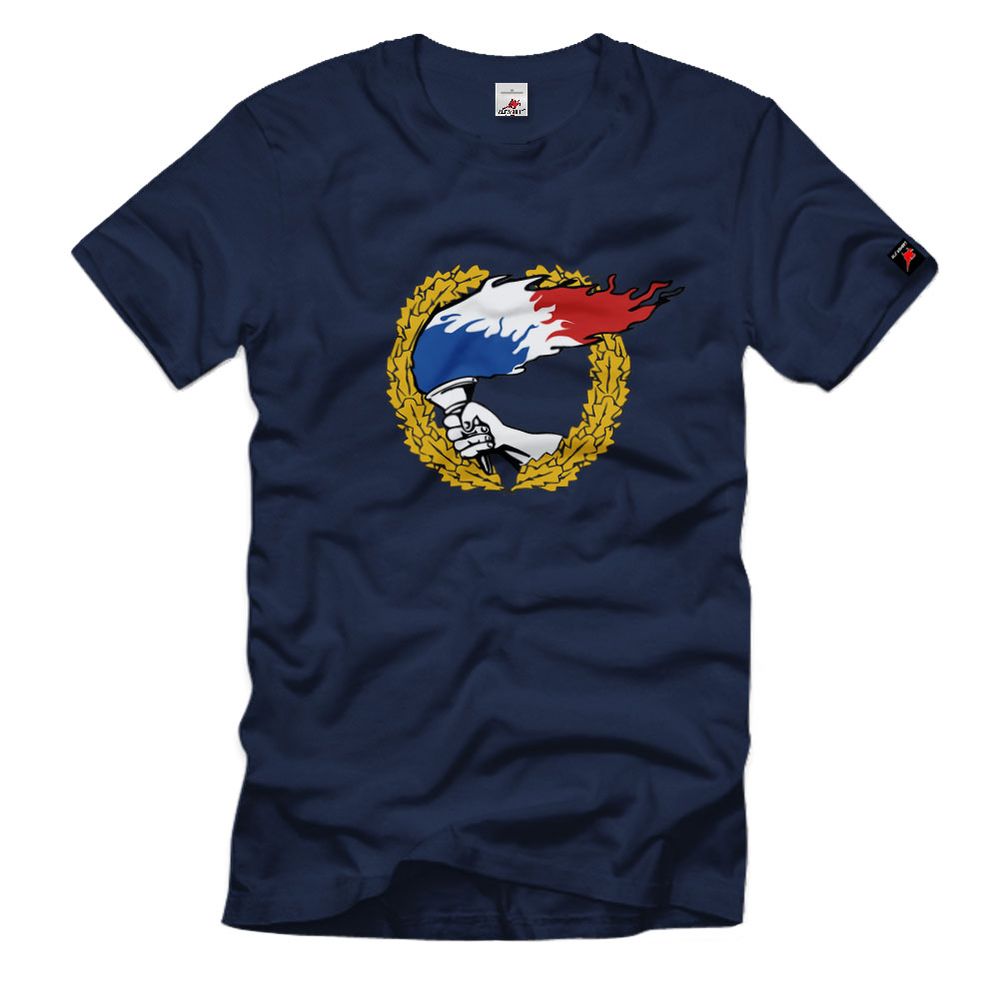 Fackel Frankreich Flagge Fahne drapeau tricolore Feuer Stolz - T Shirt #3089
