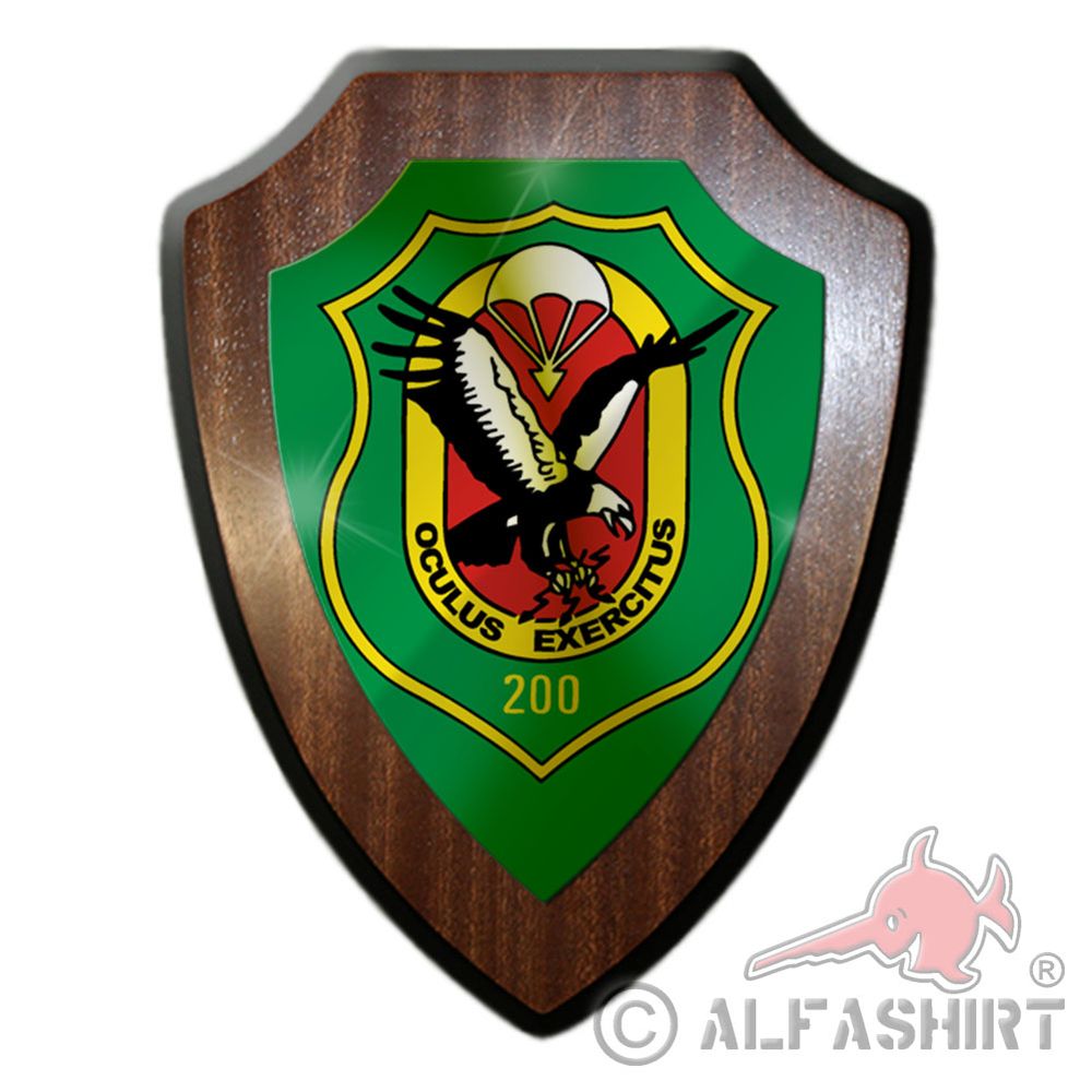 Heraldic shield Fernspähkompanie 200 Oculus exercitus reconnaissance # 36481