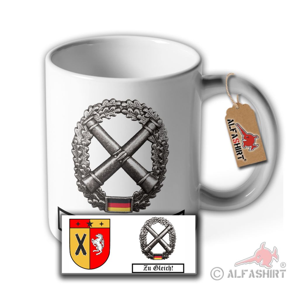 Tasse PzArtBtl 205 Panzerartilleriebataillon Bundeswehr Dülmen Reservist #35725