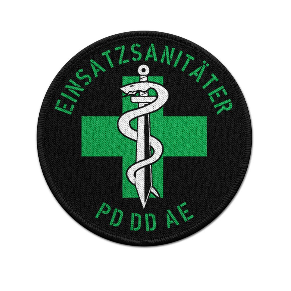 Patch paramedic PD DD AE patch Velcro paramedic Bundeswehr #40818