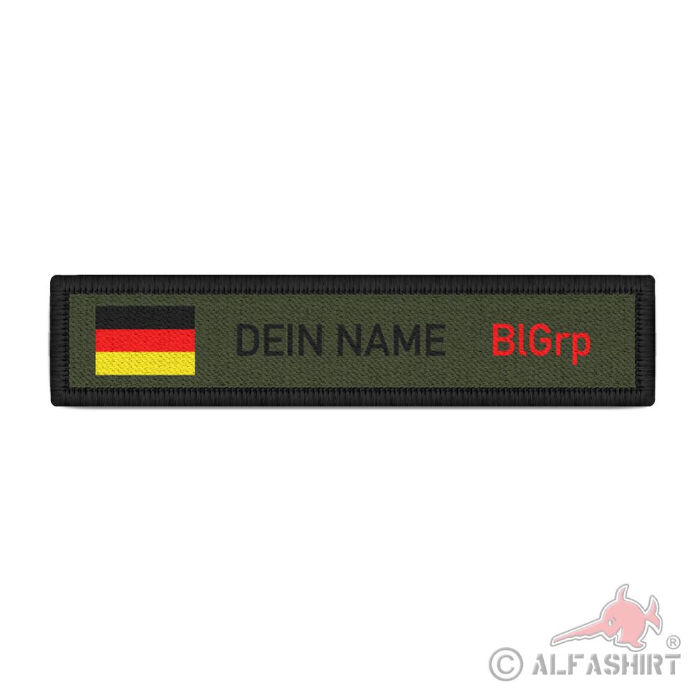 Namenspatch personalisiert oliv Dein Name Blutgruppe GER DE Deutschland #43691