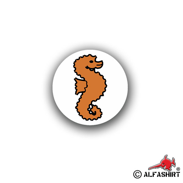 Sticker early swimmer badge seahorse swimmer exam 7cm A739