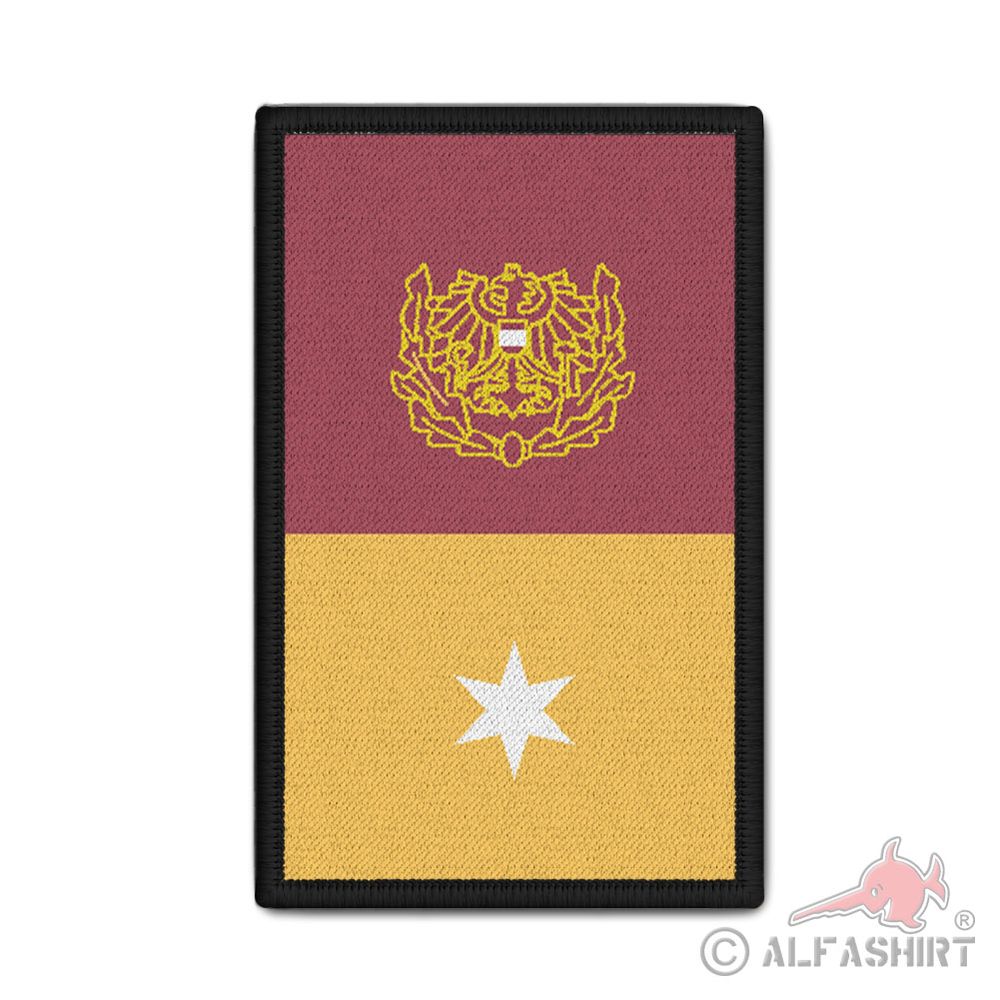 Rank Patch Police Austria Major (Mjr) Rank 9.8 x 6cm # 37142