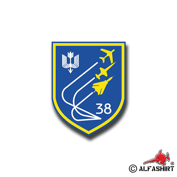 Aufkleber/Sticker JaBoG 38 Jagdbombergeschwader Friesland Luftwaffe 7x5cm A1033