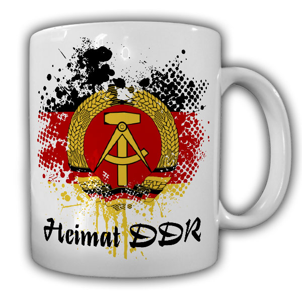 Tasse Heimat DDR Deutsche Demokratische Republik Ost-Berlin GDR Fahne #25386