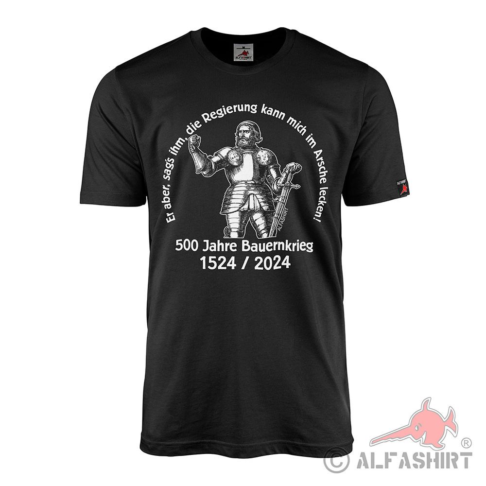 Farmers Farmer Demo 500 Years Farmers - Traffic Light Lick Protest T-Shirt#43620