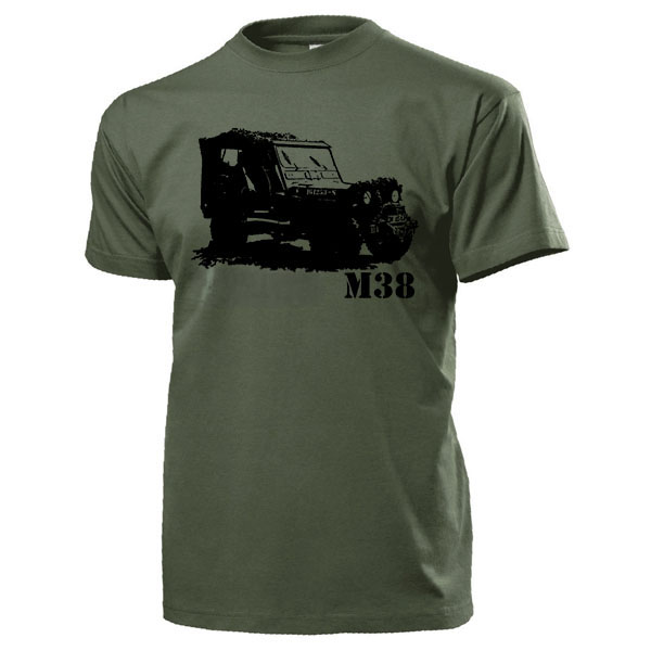 M38 Us Army Militär Geländewagen Oldtimer USA MB T Shirt #17109