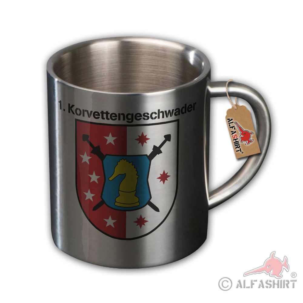 Metal Mug 1 Corvette Squadron Crew KorvGschw Boat Squadron #43323