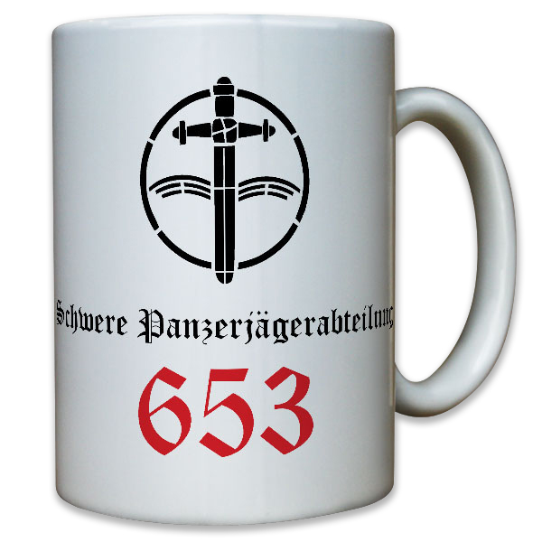 schwere Panzerjägerabteilung 653 Panzer Jagdpanzer VI Jagdtiger - Tasse #9201
