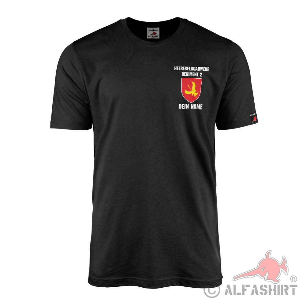 T-Shirt Army Air Defense Regiment 2 Kassel Personalized Year #44070