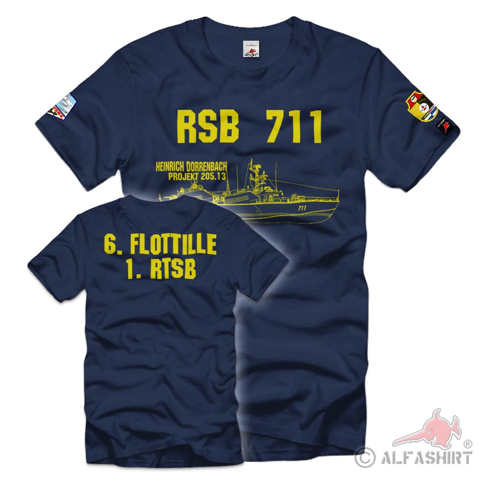 RSB 711 Heinrich Dorrenbach Projekt 205 13 Besatzung Obermaat - T Shirt #38221