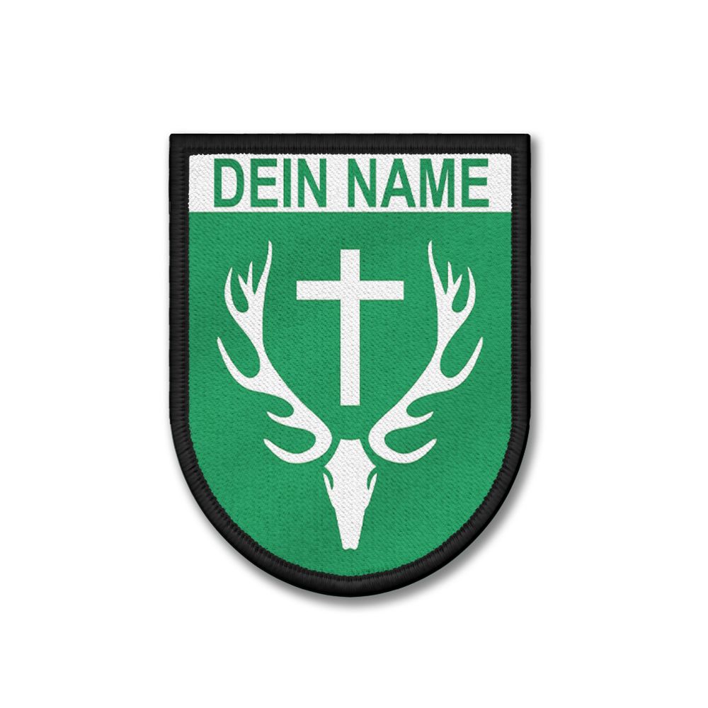 Patch Jäger Personalisiert Forstbetrieb Jagd Pacht Revier Aufnäher #47142