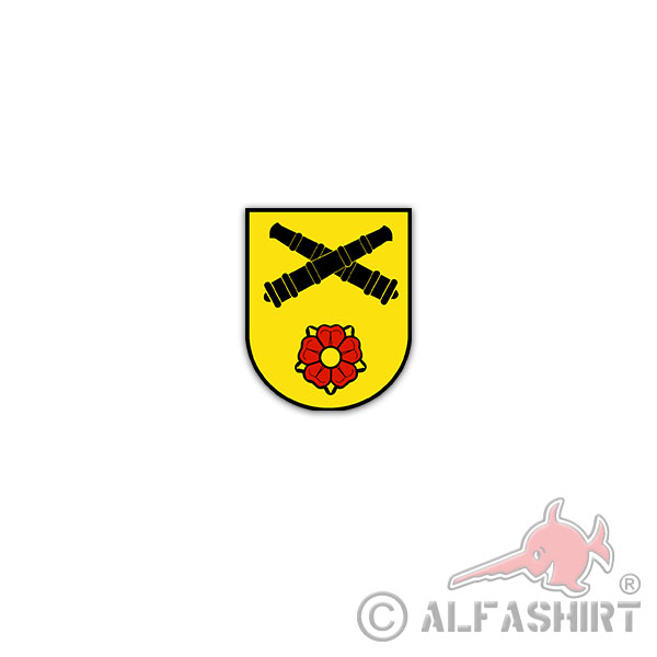 Sticker PzArtBtl 215 Panzer Artillery Battalion PzBrig Army 6x7cm A3040