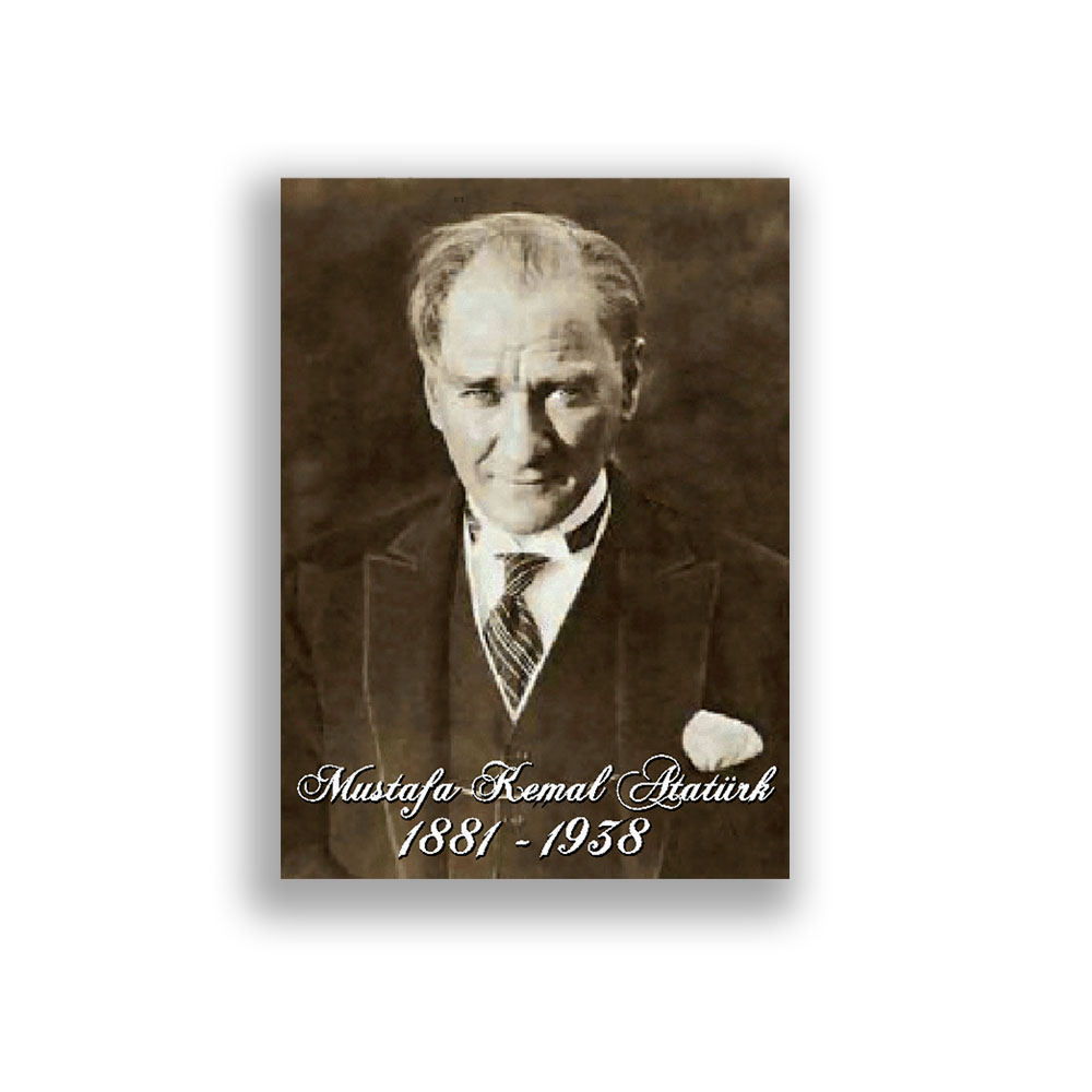 Aufkleber/Sticker Mustafa Kemal Atatürk Begründer Republik Türkei 5x7cm A2425
